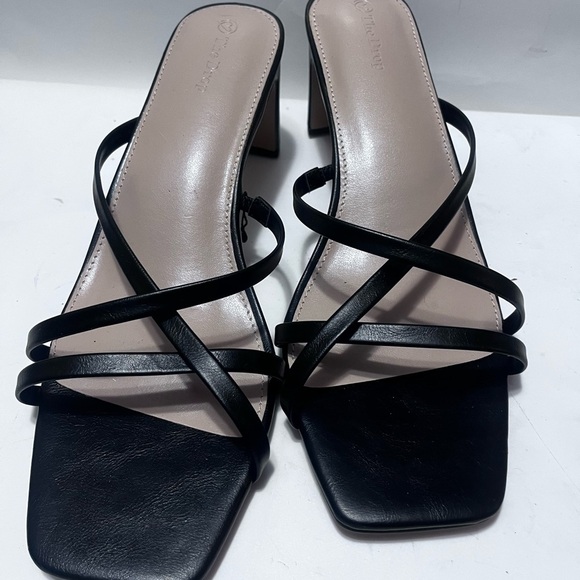 The Drop Women's Sz 12 Amelie Strappy Square Toe Heeled Sandal - Picture 2 of 8